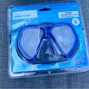 Blue Kids youth swim mask goggles